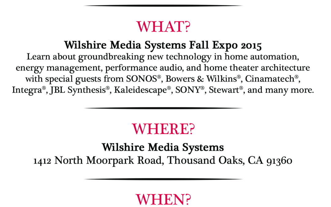20151105_0189 Wilshire Media Systems Fall Expo Printed Invite